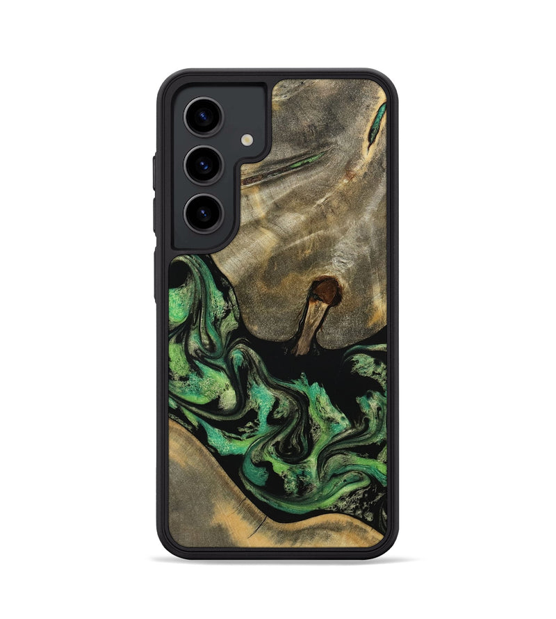 Galaxy S24 Wood Phone Case - Marjory (Green, 795374)