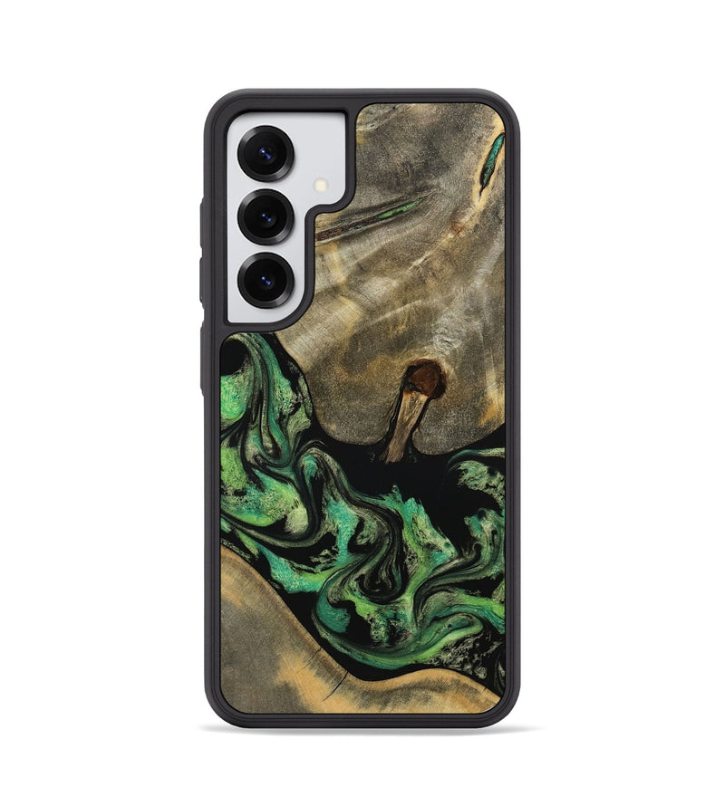 Galaxy S25 Wood Phone Case - Marjory (Green, 795374)