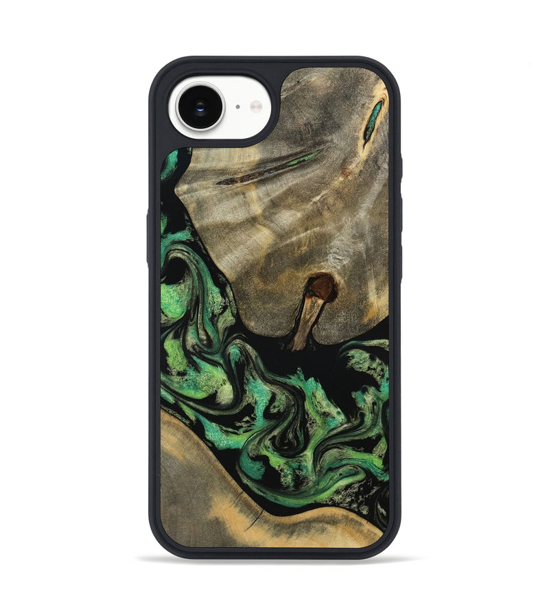 iPhone 16e Wood Phone Case - Marjory (Green, 795374)