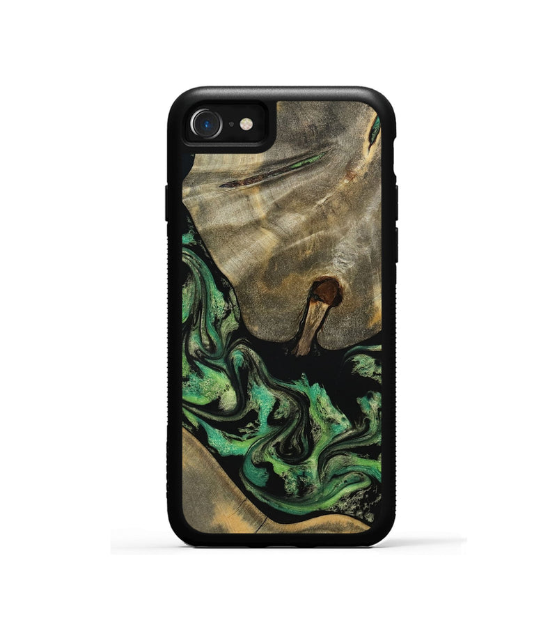 iPhone SE Wood Phone Case - Marjory (Green, 795374)