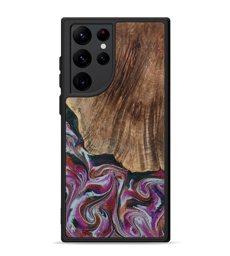 Galaxy S22 Ultra Wood Phone Case - Ulysses (Green, 795380)