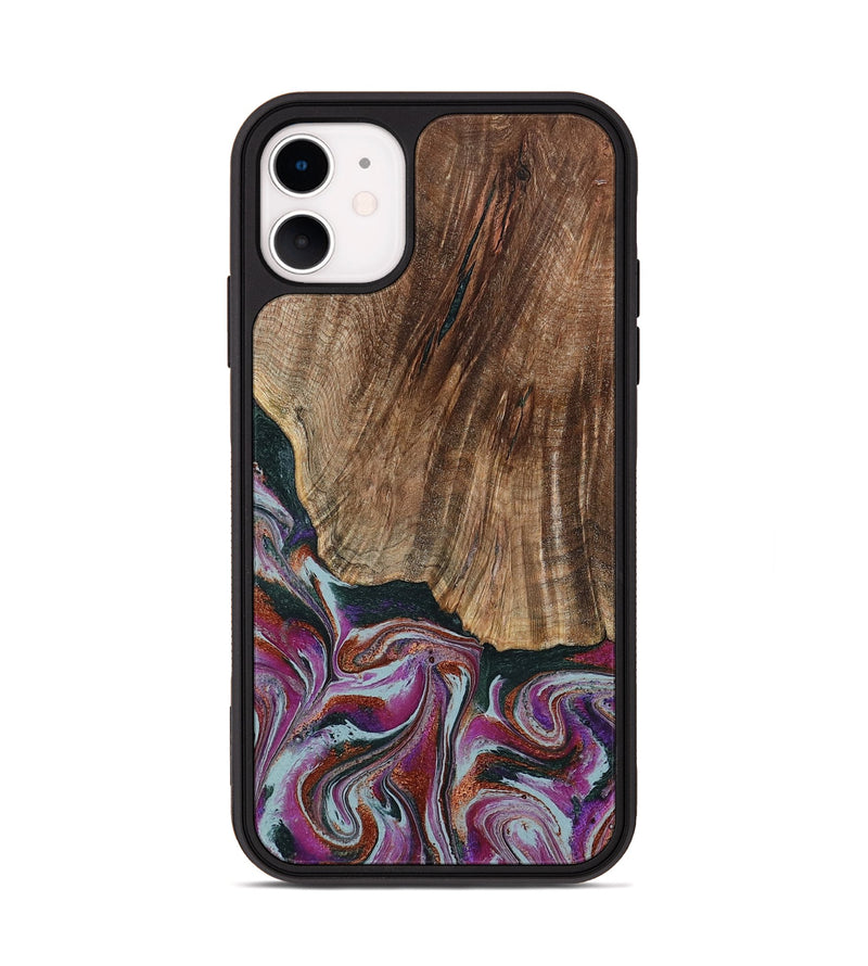 iPhone 11 Wood Phone Case - Ulysses (Green, 795380)