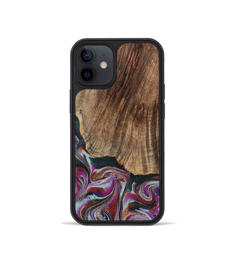 iPhone 12 mini Wood Phone Case - Ulysses (Green, 795380)