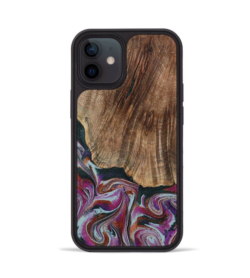iPhone 12 Wood Phone Case - Ulysses (Green, 795380)