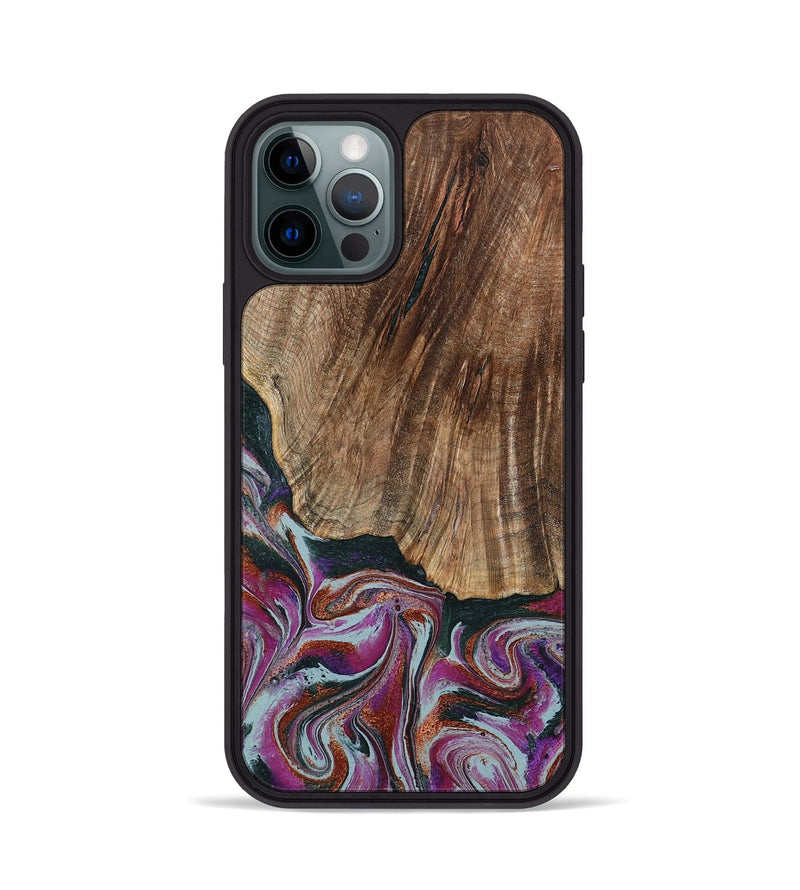iPhone 12 Pro Wood Phone Case - Ulysses (Green, 795380)
