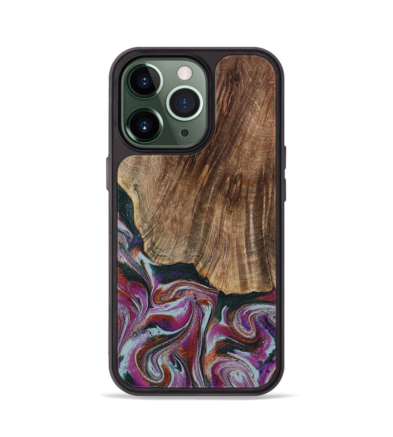 iPhone 13 Pro Wood Phone Case - Ulysses (Green, 795380)