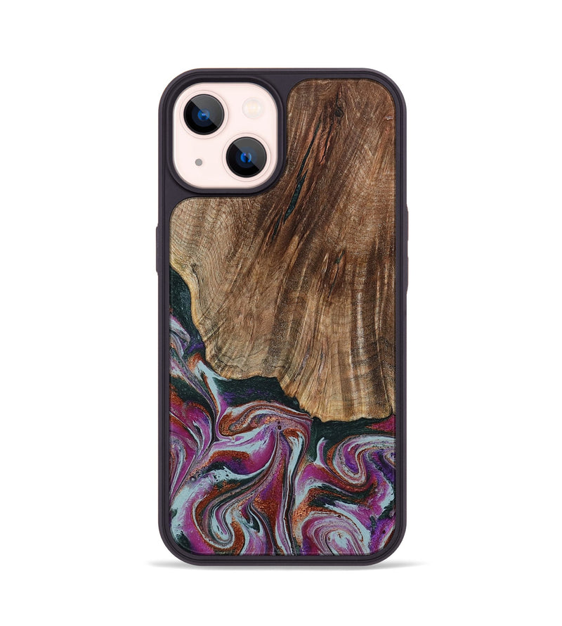 iPhone 14 Wood Phone Case - Ulysses (Green, 795380)
