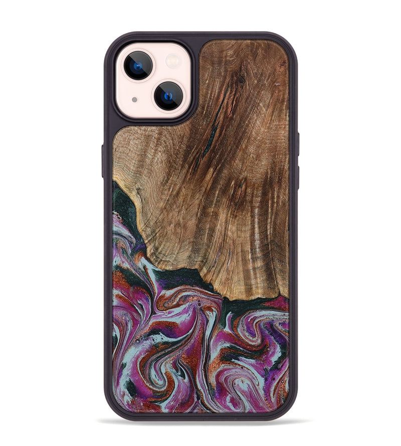 iPhone 14 Plus Wood Phone Case - Ulysses (Green, 795380)