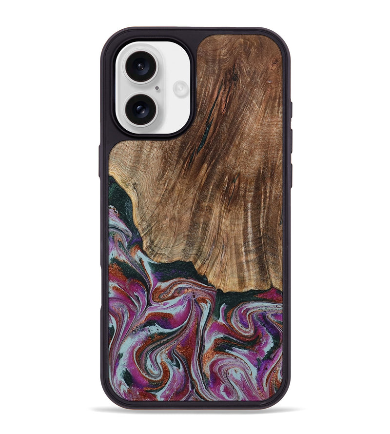 iPhone 16 Plus Wood Phone Case - Ulysses (Green, 795380)