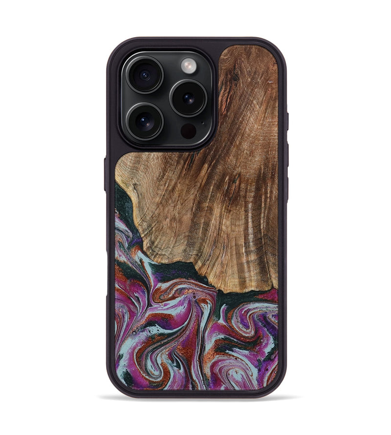 iPhone 16 Pro Wood Phone Case - Ulysses (Green, 795380)
