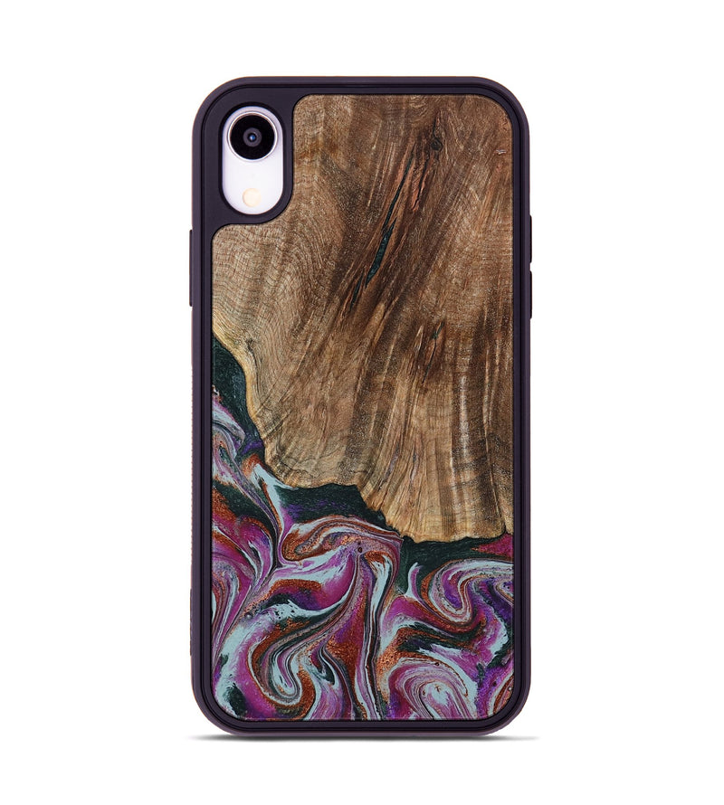 iPhone Xr Wood Phone Case - Ulysses (Green, 795380)