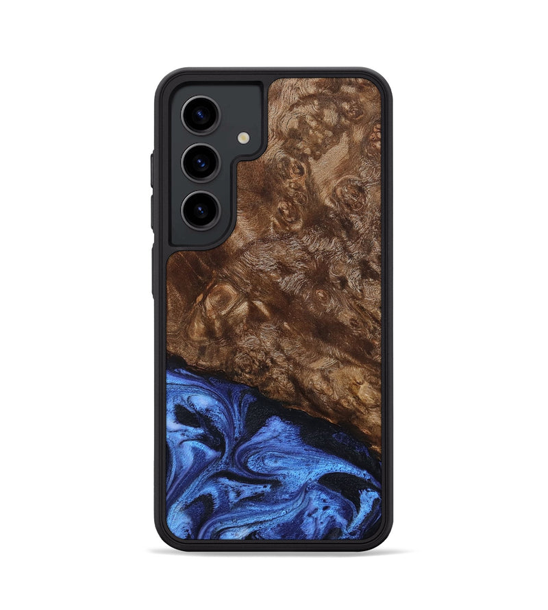 Galaxy S24 Wood Phone Case - Shani (Blue, 795388)
