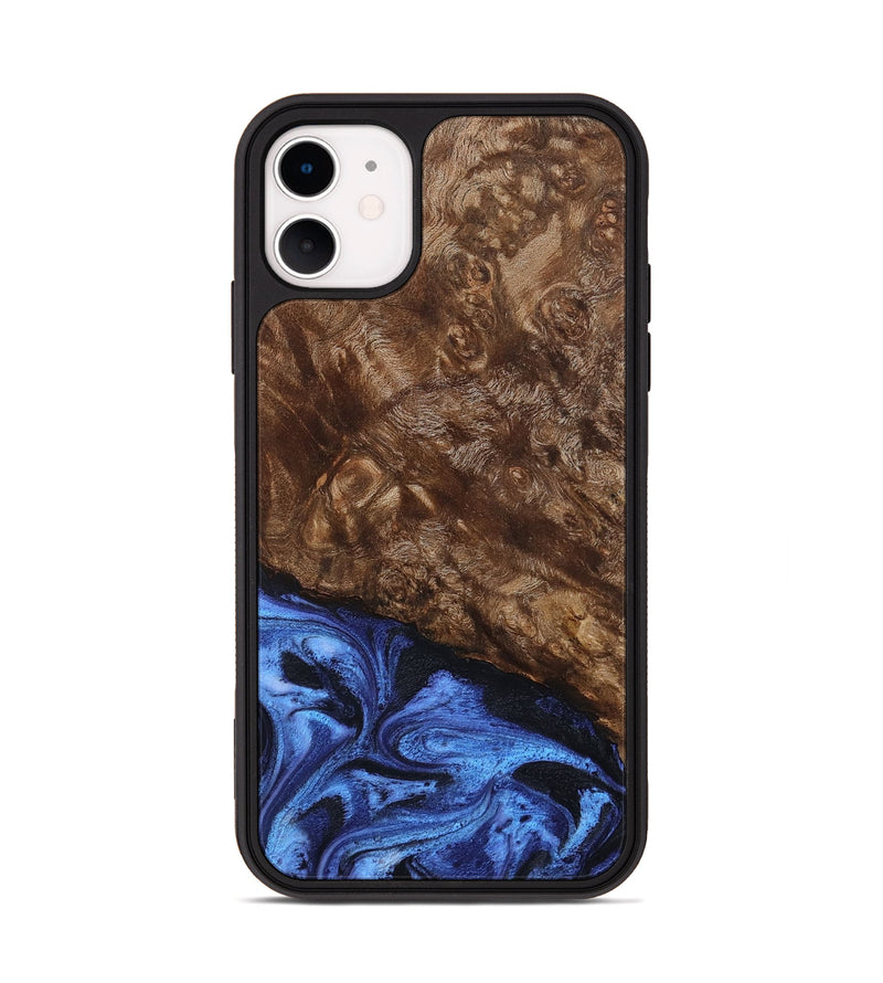 iPhone 11 Wood Phone Case - Shani (Blue, 795388)