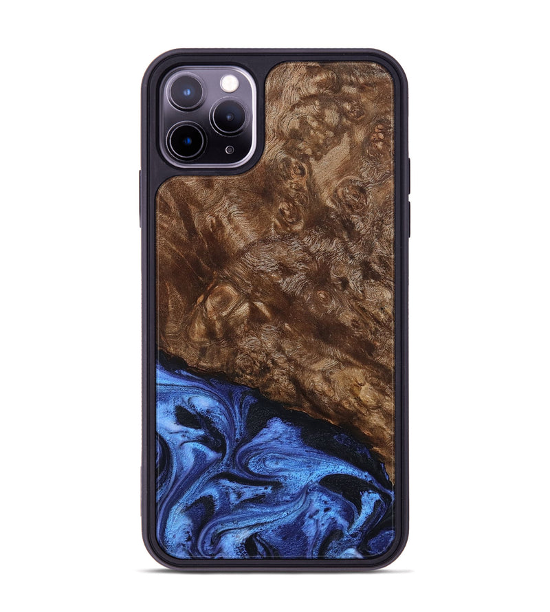 iPhone 11 Pro Max Wood Phone Case - Shani (Blue, 795388)