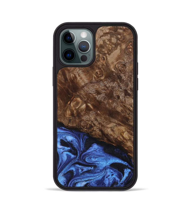 iPhone 12 Pro Wood Phone Case - Shani (Blue, 795388)
