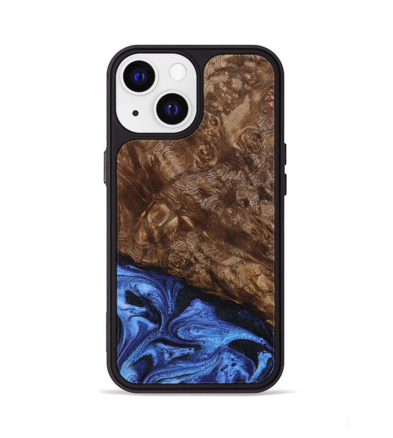 iPhone 13 Wood Phone Case - Shani (Blue, 795388)