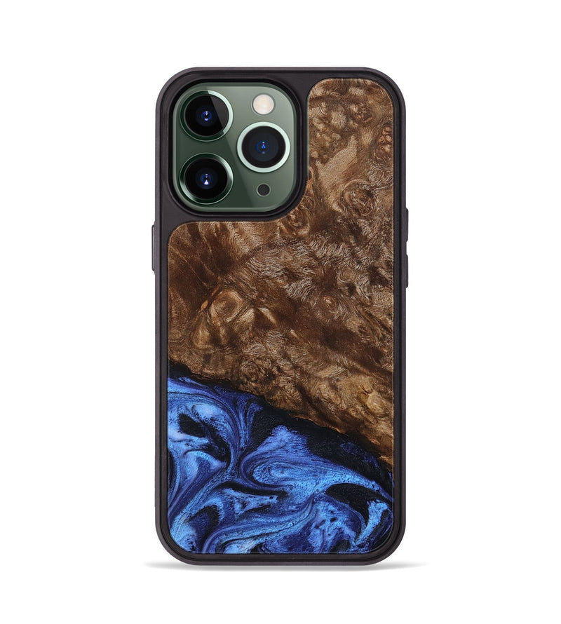 iPhone 13 Pro Wood Phone Case - Shani (Blue, 795388)