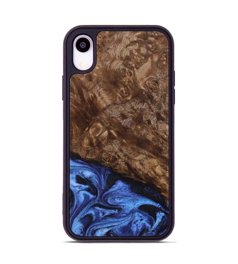 iPhone Xr Wood Phone Case - Shani (Blue, 795388)