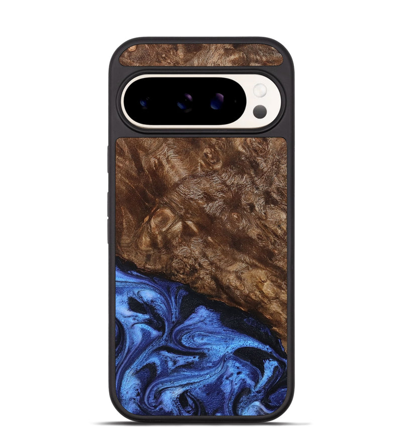 Pixel 9 Pro Wood Phone Case - Shani (Blue, 795388)