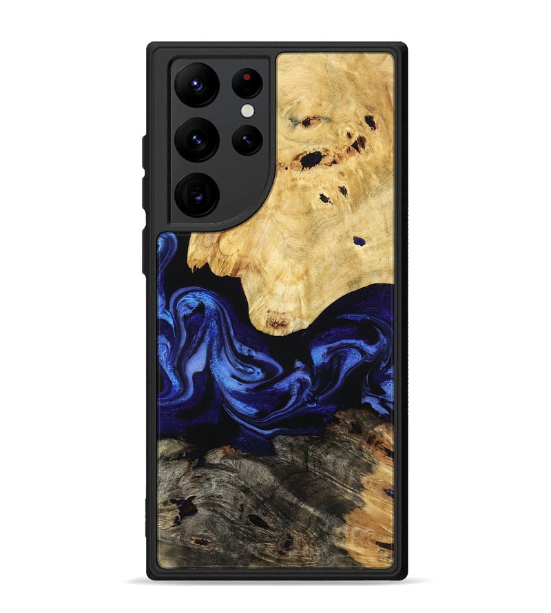 Galaxy S22 Ultra Wood Phone Case - Sevyn (Blue, 795391)