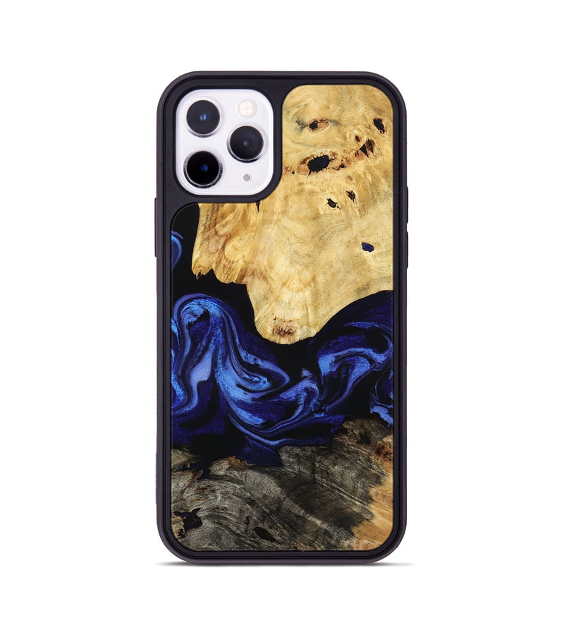iPhone 11 Pro Wood Phone Case - Sevyn (Blue, 795391)