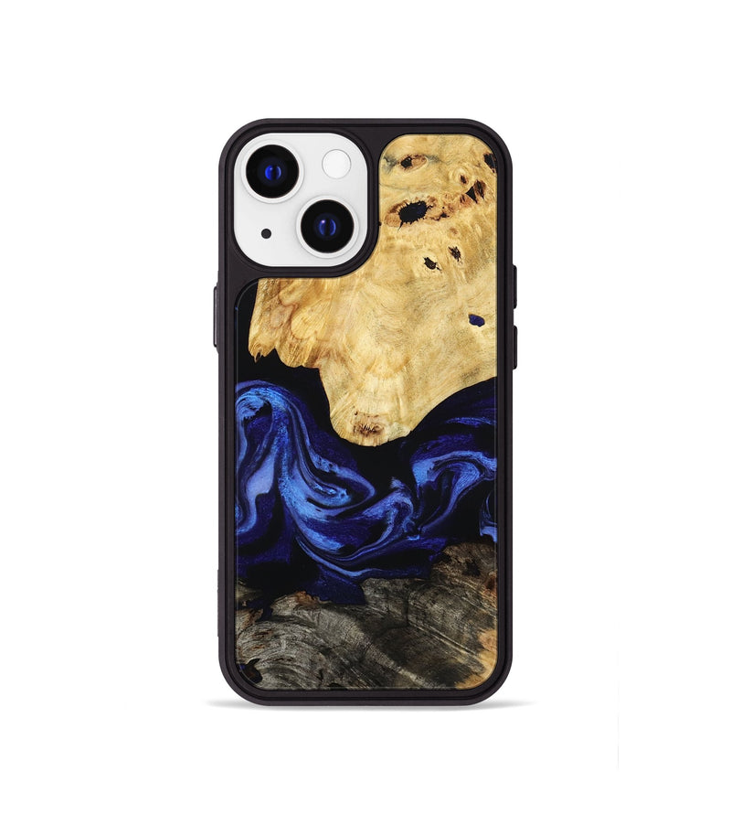 iPhone 13 mini Wood Phone Case - Sevyn (Blue, 795391)