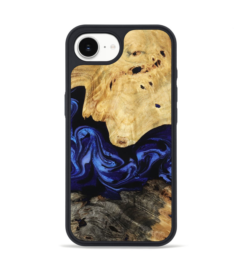 iPhone 16e Wood Phone Case - Sevyn (Blue, 795391)