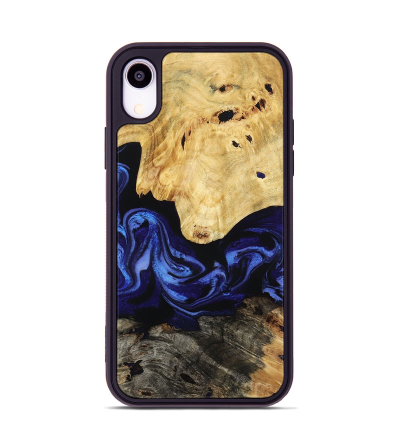 iPhone Xr Wood Phone Case - Sevyn (Blue, 795391)