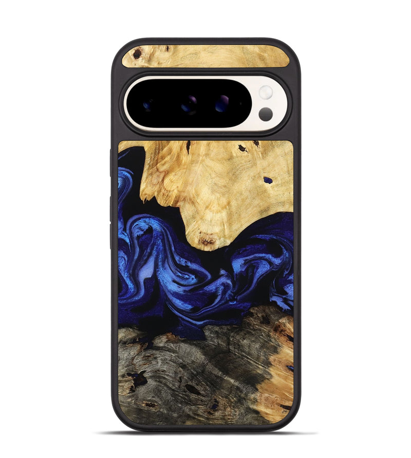 Pixel 9 Pro Wood Phone Case - Sevyn (Blue, 795391)