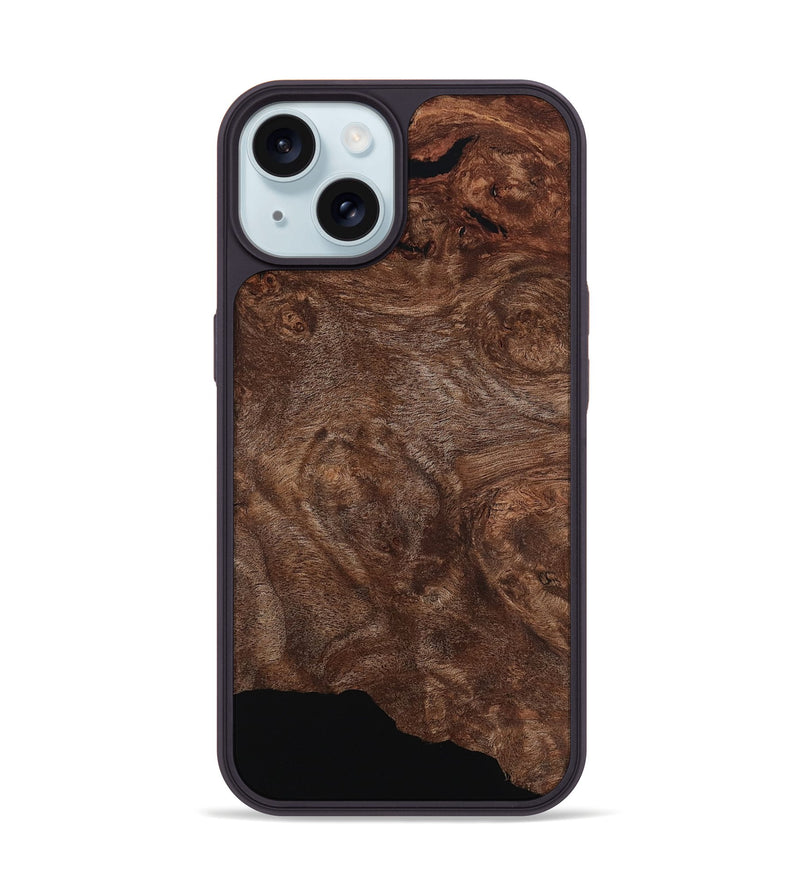 iPhone 15 Wood Phone Case - Willard (Wood Burl, 795405)