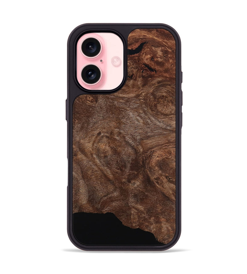 iPhone 16 Wood Phone Case - Willard (Wood Burl, 795405)