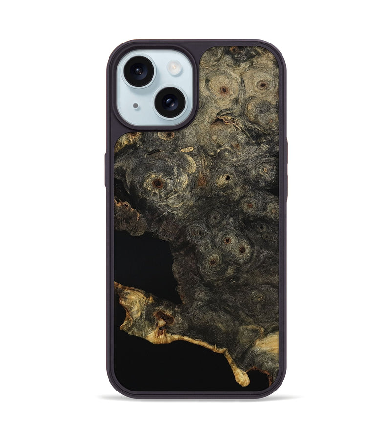 iPhone 15 Wood Phone Case - Roxie (Wood Burl, 795406)