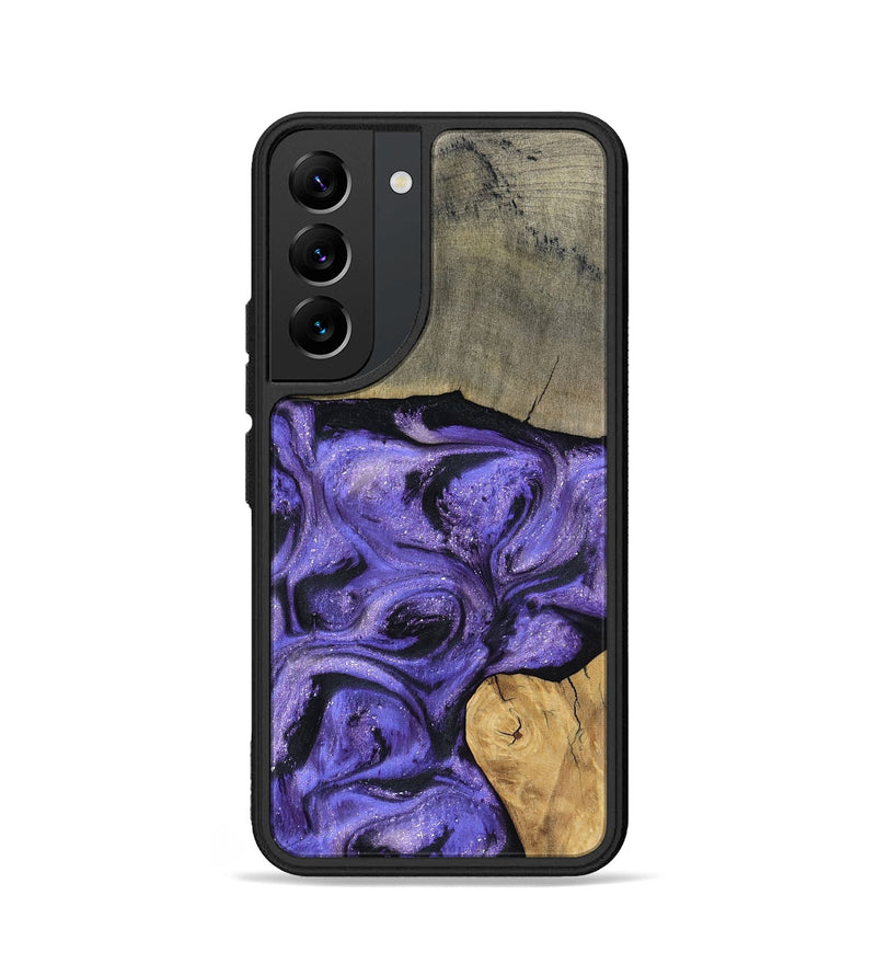 Galaxy S22 Wood Phone Case - Cloyd (Purple, 795416)