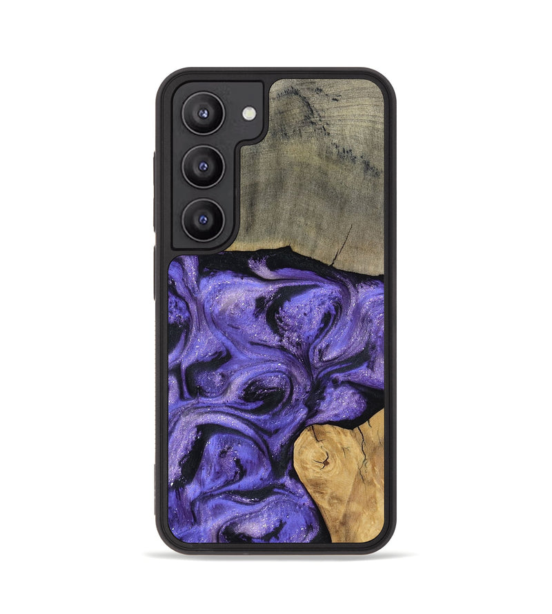 Galaxy S23 Wood Phone Case - Cloyd (Purple, 795416)