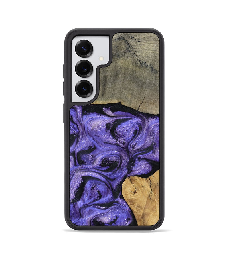 Galaxy S25 Wood Phone Case - Cloyd (Purple, 795416)
