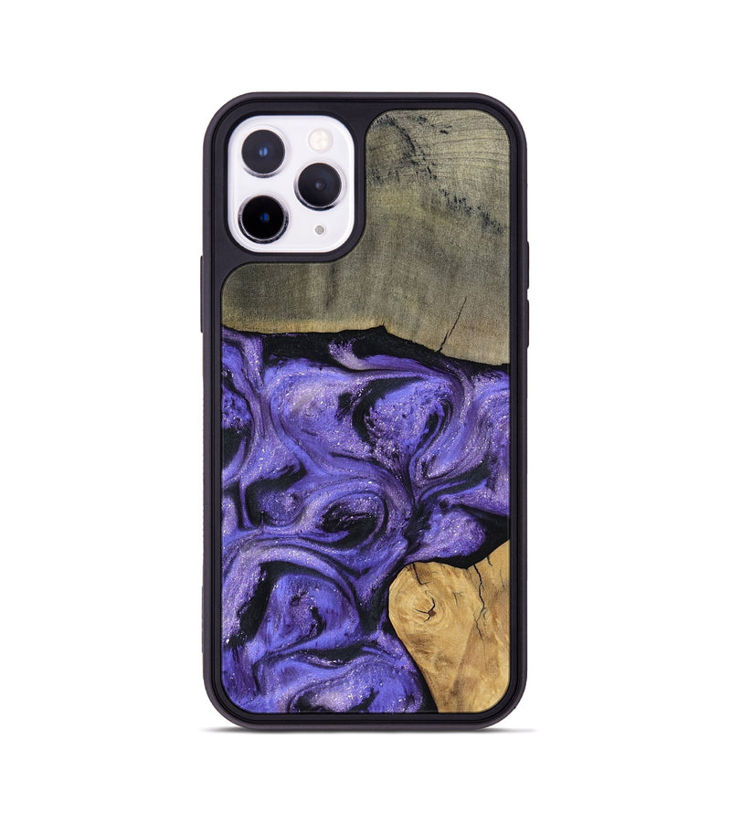 iPhone 11 Pro Wood Phone Case - Cloyd (Purple, 795416)
