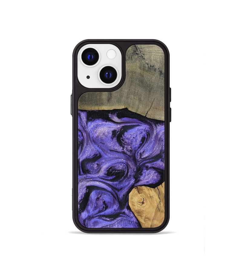 iPhone 13 mini Wood Phone Case - Cloyd (Purple, 795416)