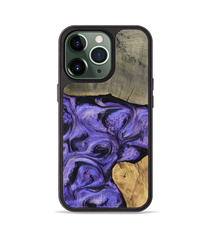 iPhone 13 Pro Wood Phone Case - Cloyd (Purple, 795416)