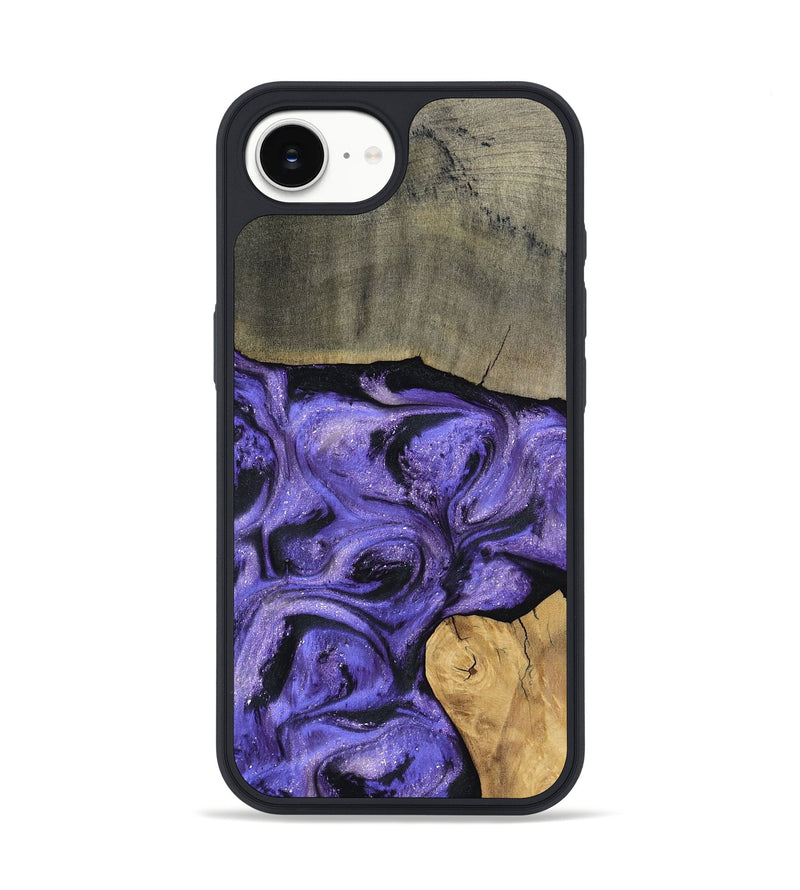iPhone 16e Wood Phone Case - Cloyd (Purple, 795416)