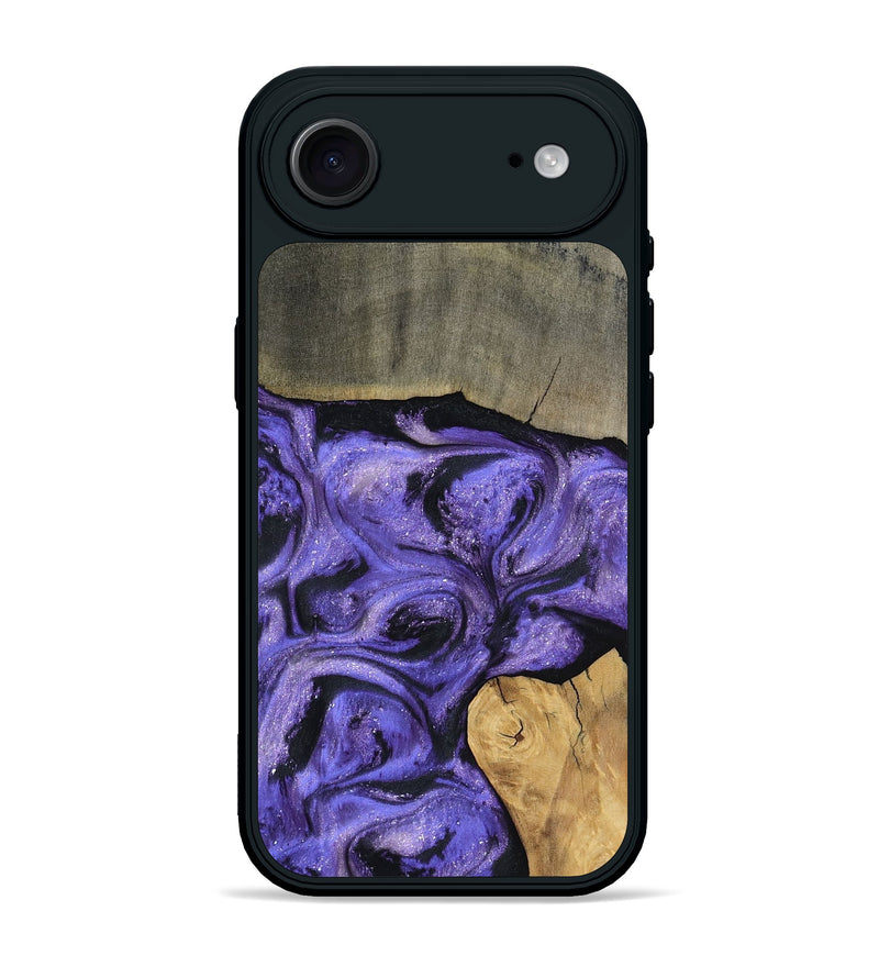 iPhone 17 Air Wood Phone Case - Cloyd (Purple, 795416)