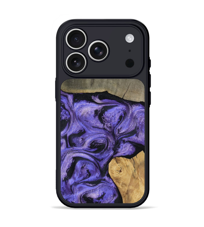 iPhone 17 Pro Wood Phone Case - Cloyd (Purple, 795416)