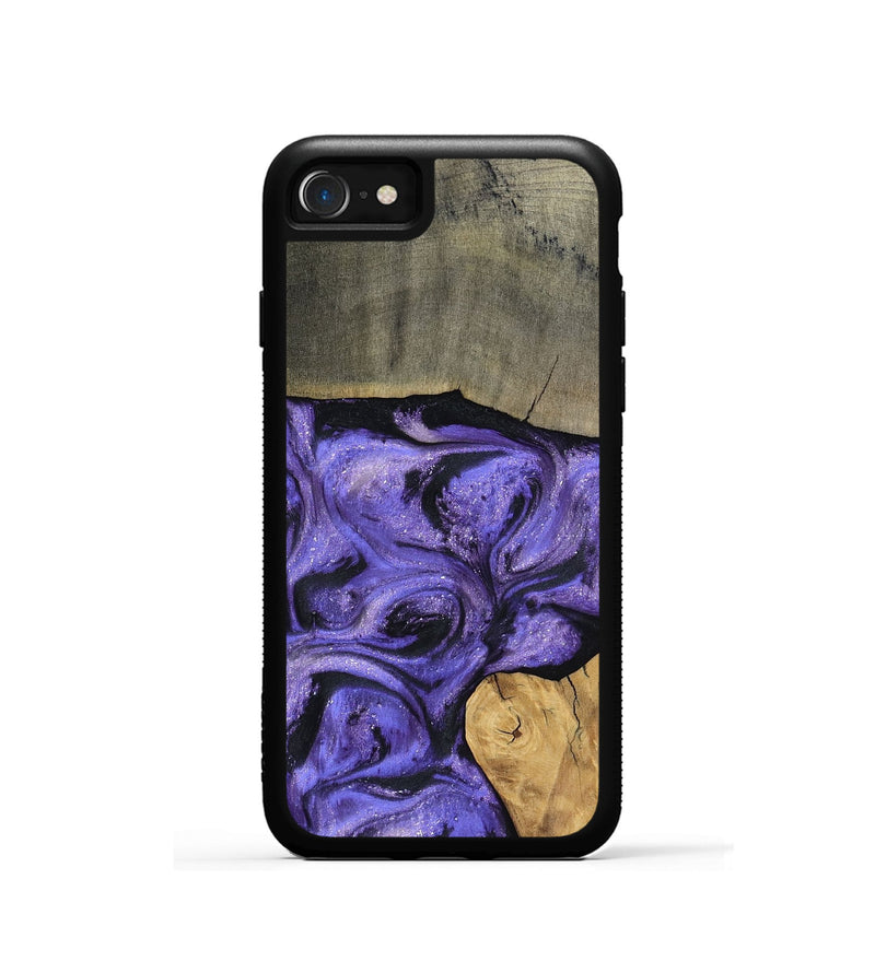 iPhone SE Wood Phone Case - Cloyd (Purple, 795416)