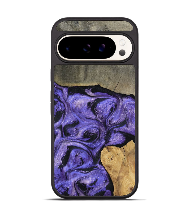 Pixel 9 Pro Wood Phone Case - Cloyd (Purple, 795416)