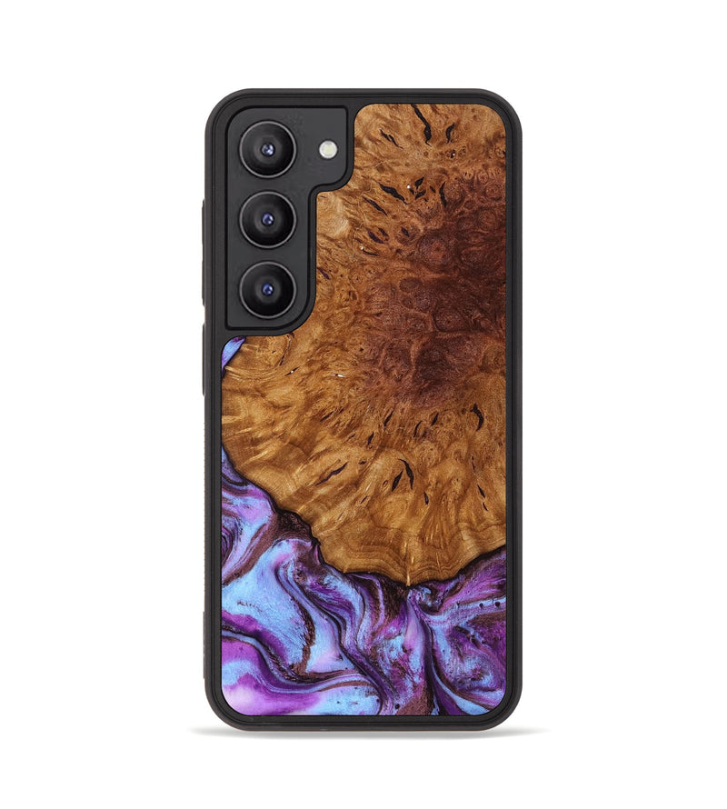 Galaxy S23 Wood Phone Case - Veda (Purple, 795420)