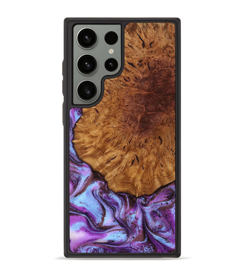 Galaxy S23 Ultra Wood Phone Case - Veda (Purple, 795420)