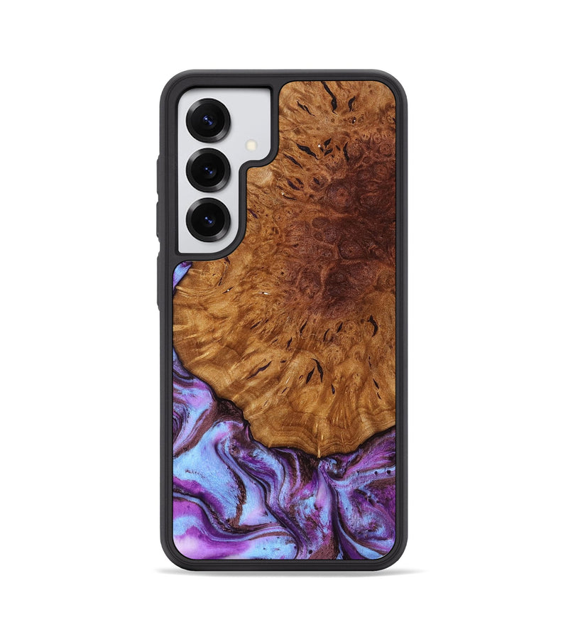 Galaxy S25 Wood Phone Case - Veda (Purple, 795420)