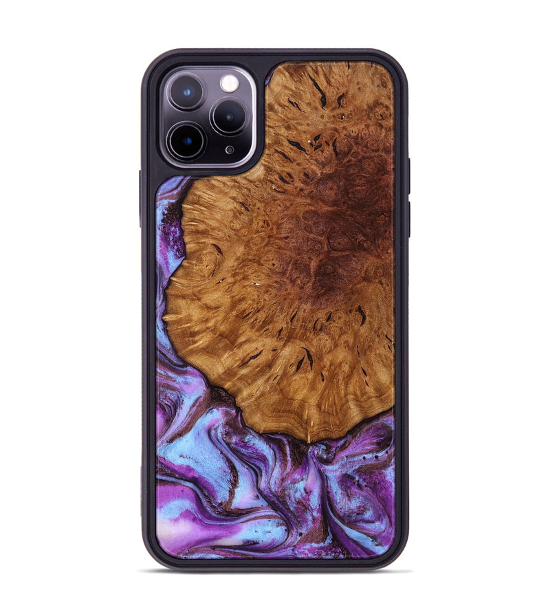 iPhone 11 Pro Max Wood Phone Case - Veda (Purple, 795420)