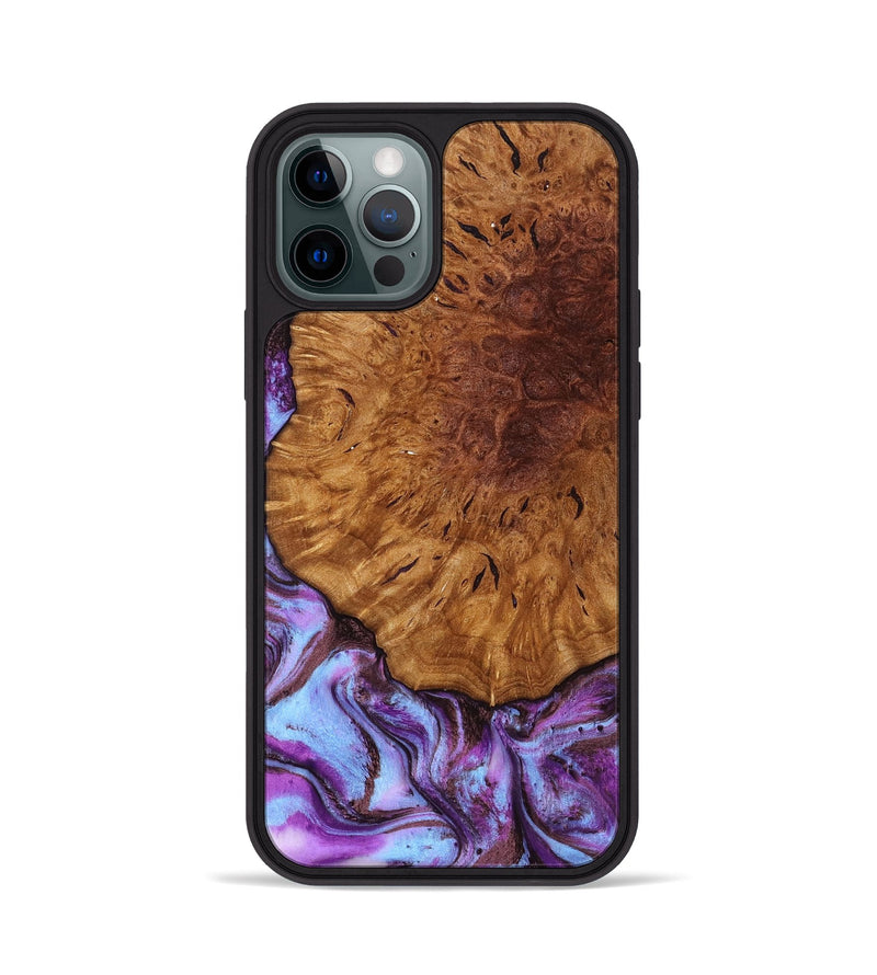 iPhone 12 Pro Wood Phone Case - Veda (Purple, 795420)