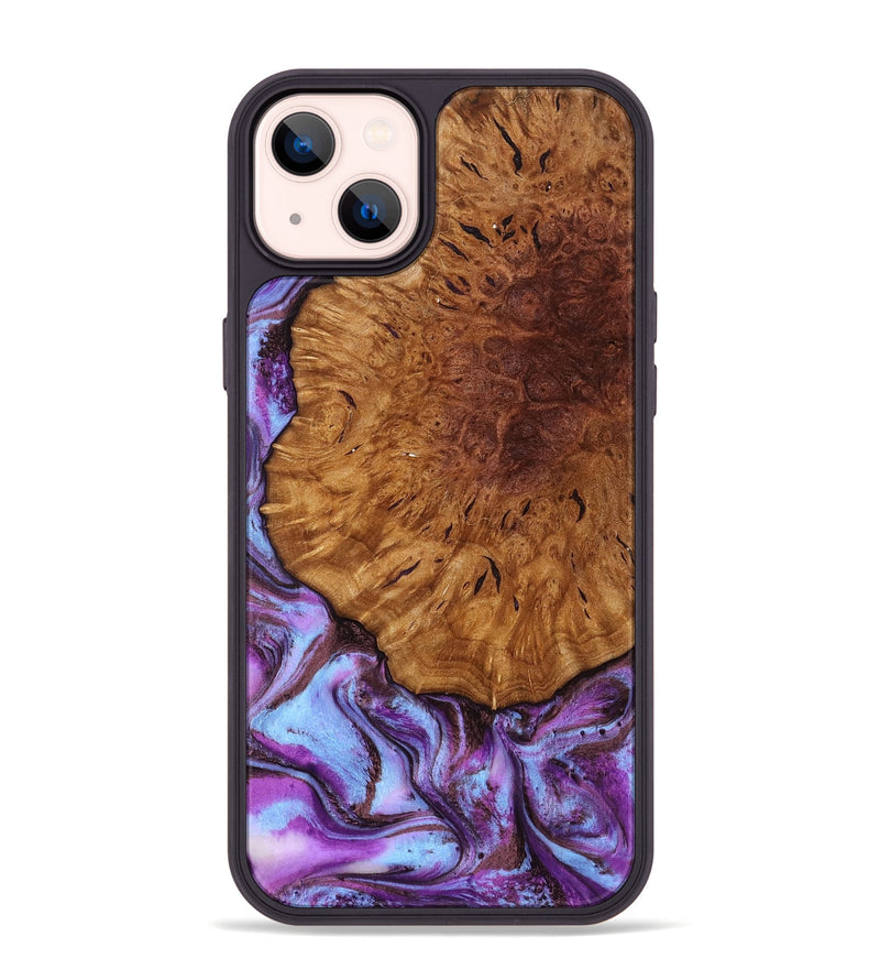 iPhone 14 Plus Wood Phone Case - Veda (Purple, 795420)