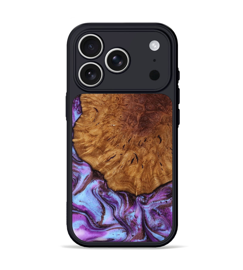 iPhone 17 Pro Wood Phone Case - Veda (Purple, 795420)